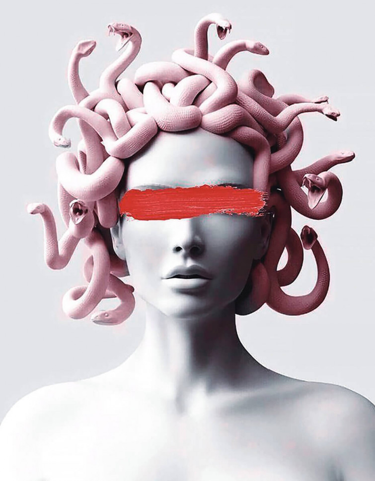 Алмазная мозаика Бьюти Горгона 40х50 см