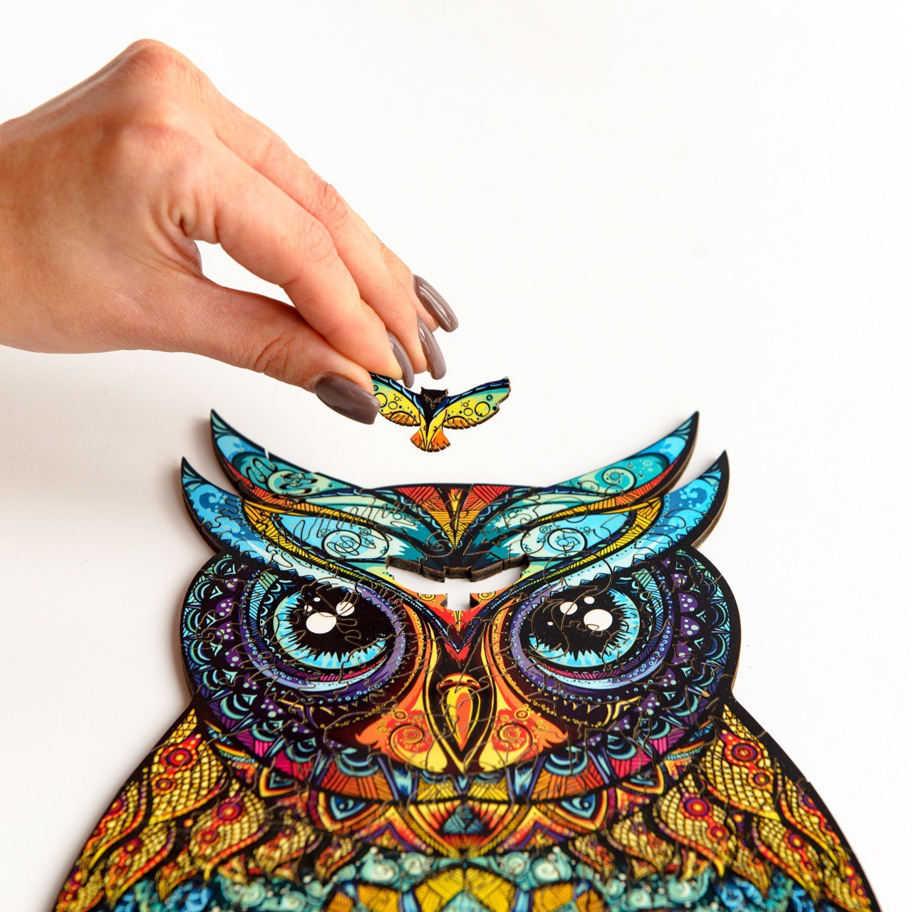 Деревянный пазл Чарующая сова M