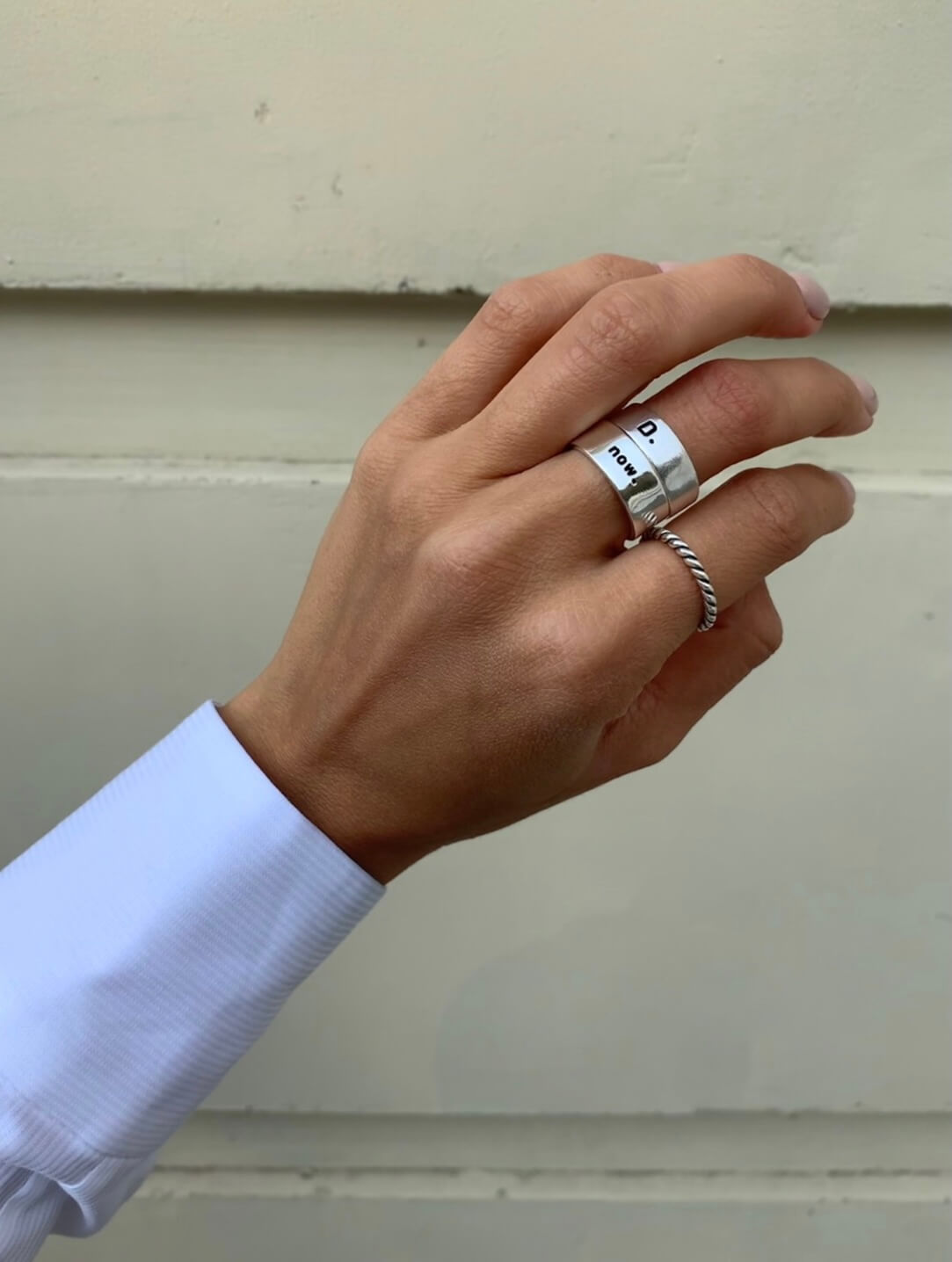 Кольцо Minimal Витое тонкое (серебро)