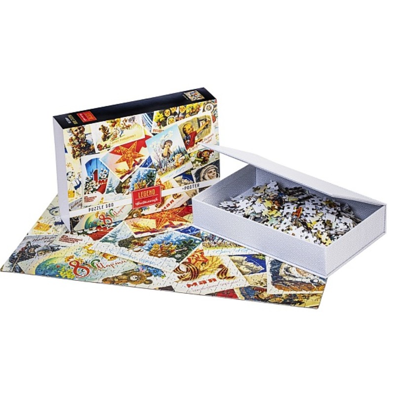 Пазл СССР.Открытки 48х33 см