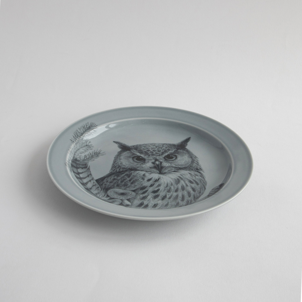 Тарелка Филин, 20 см.