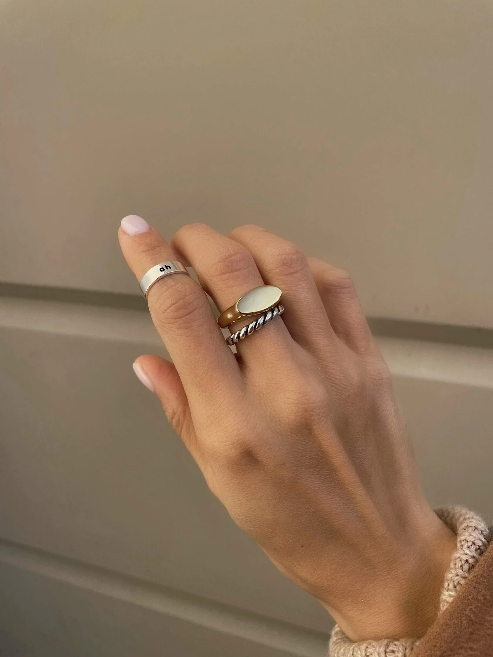 Кольцо Minimal Витое толстое (серебро) 16р