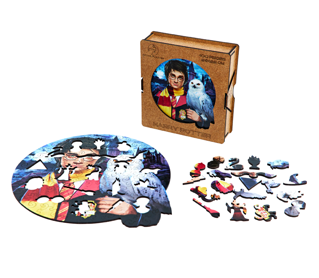 Деревянный пазл Гарри Поттер. Три Волшебника