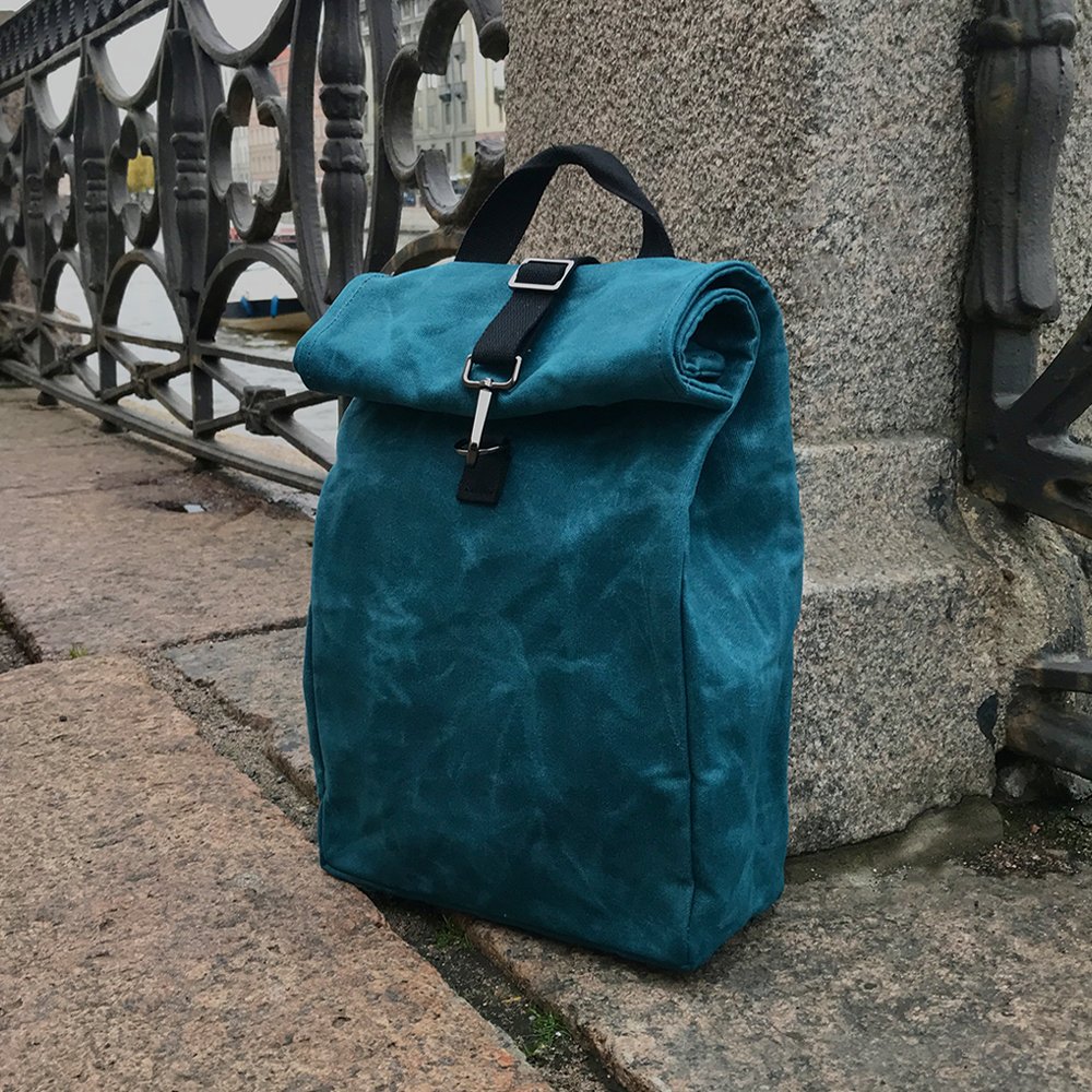 Рюкзак роллтоп Friend Function Mini (бирюзовый)