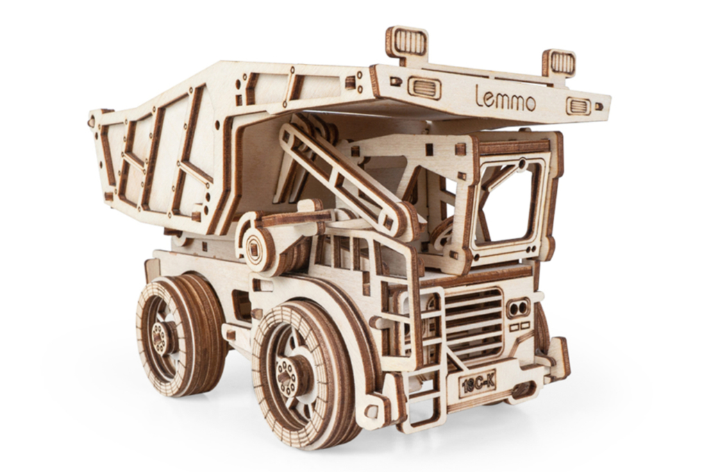 Деревянный конструктор Lemmo Cамосвал Рекс