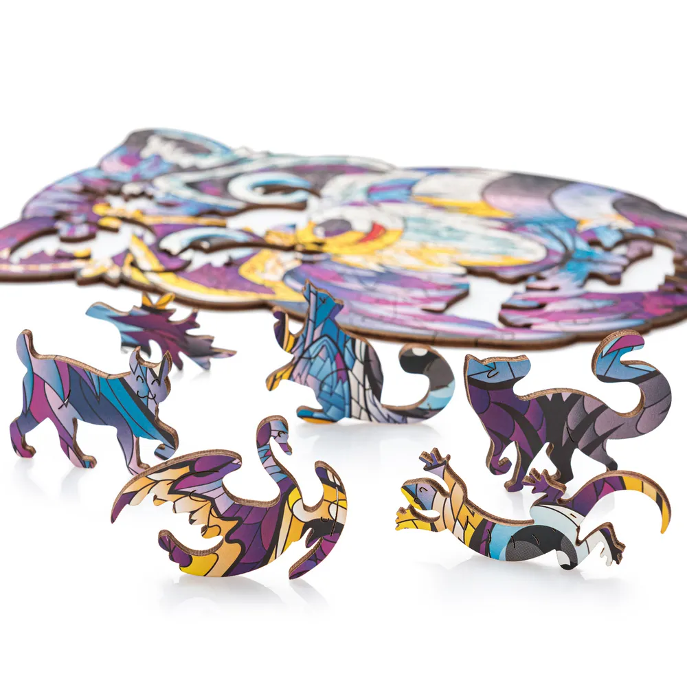 Деревянный пазл Енот S, 16х23 см, 84 детали EnotS