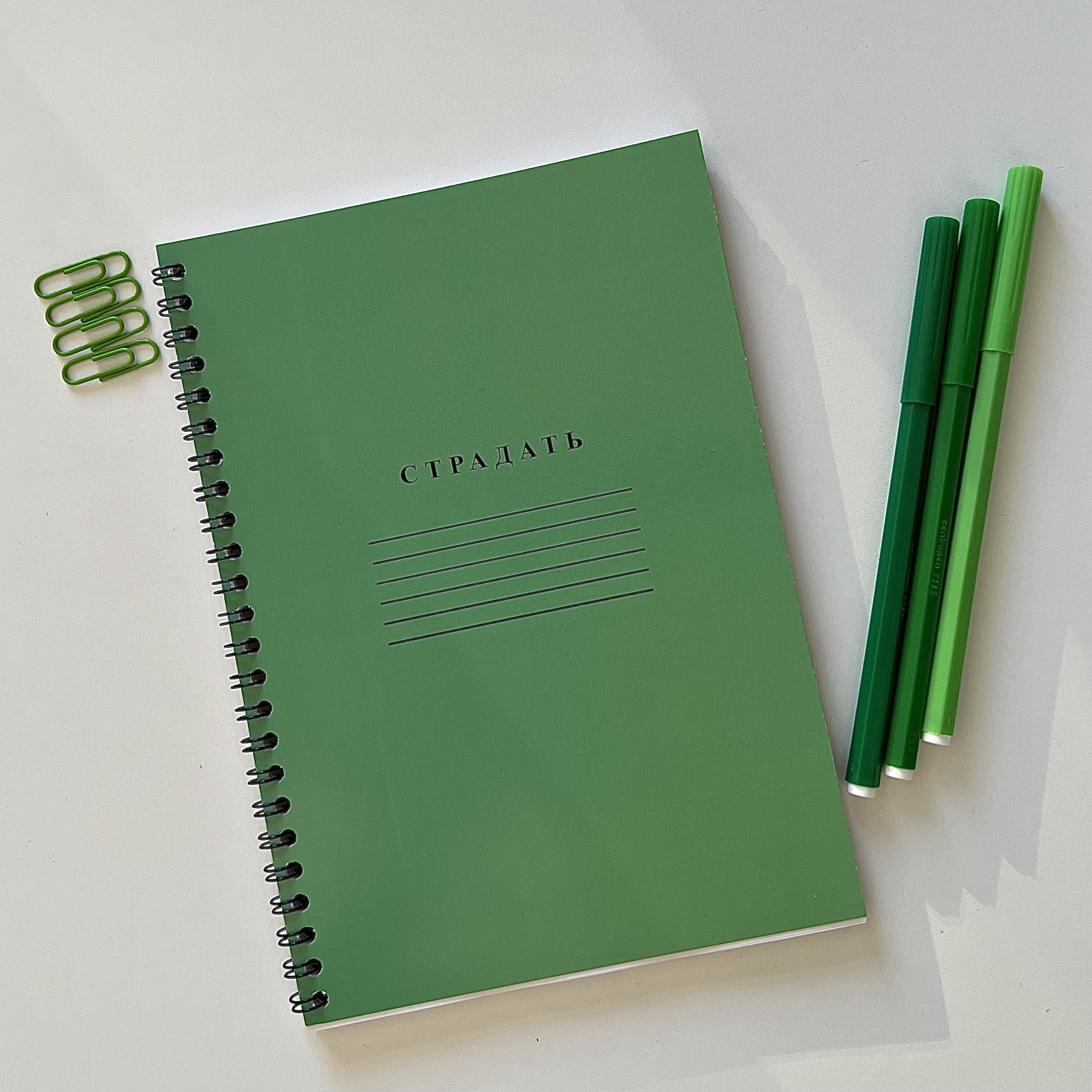 Блокнот в точку Страдать