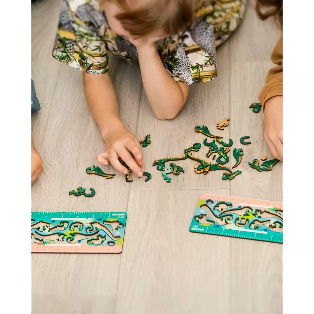 Деревянный пазл Диплодок