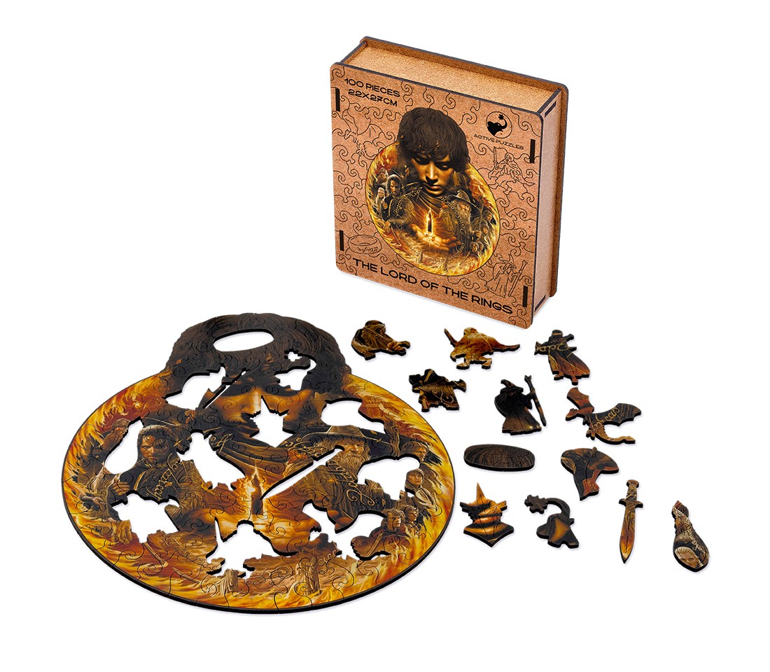 Деревянный пазл Властелин колец