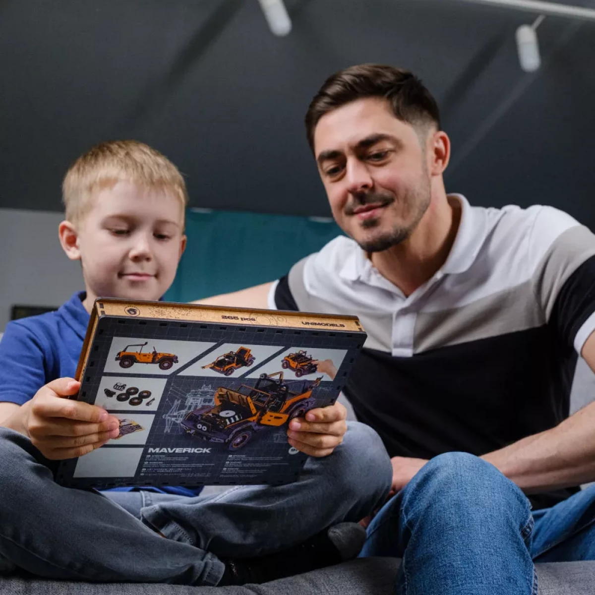 Конструктор Маверик Оранжевый 265 деталей