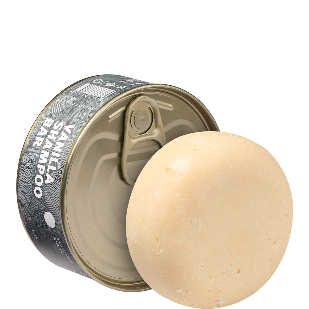 Твердый ванильный шампунь 75 гр.