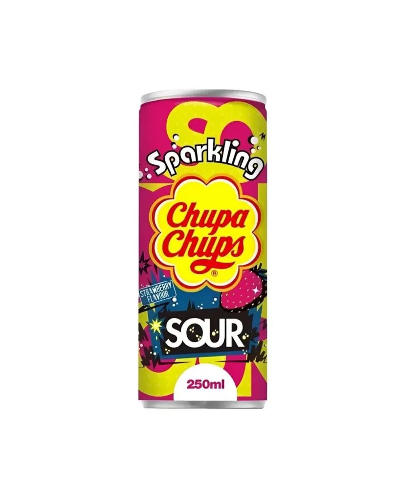 Лимонад Chupa Chups Кислая клубника 250 мл.