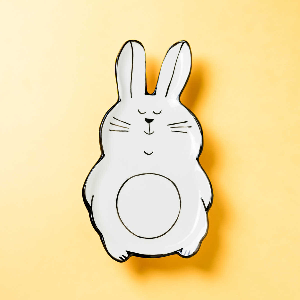 Тарелка Самодостаточный заяц