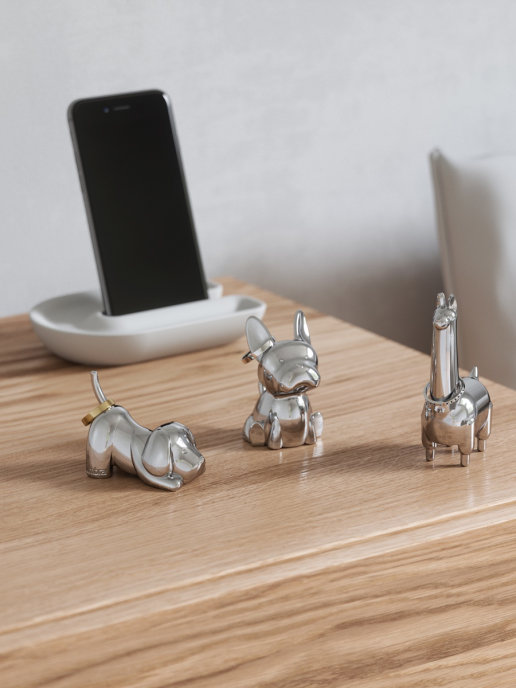 Подставка для колец Zoola Щенок хром