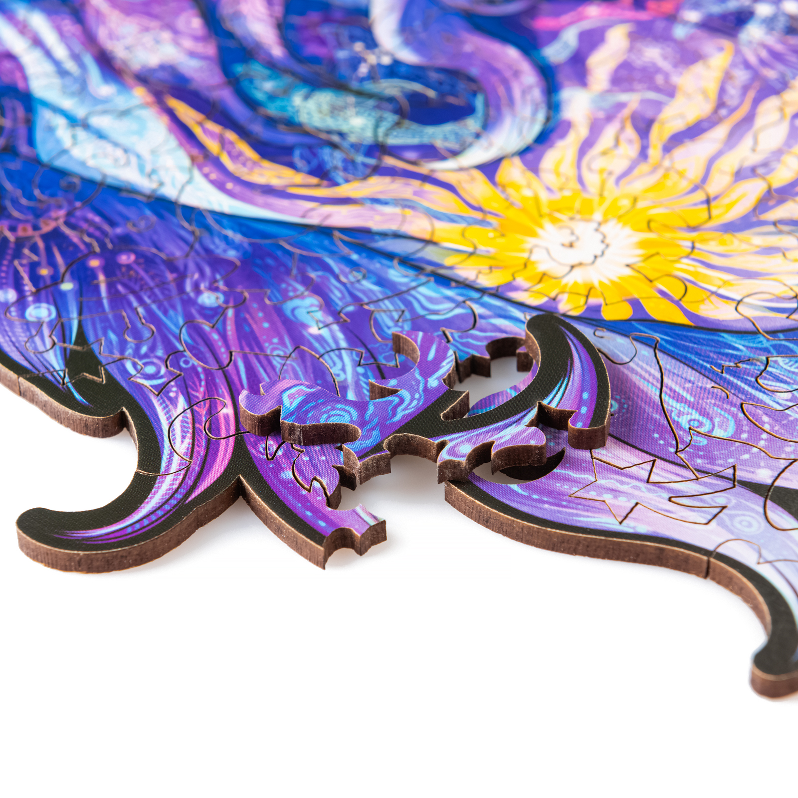 Деревянный пазл Космический Единорог L