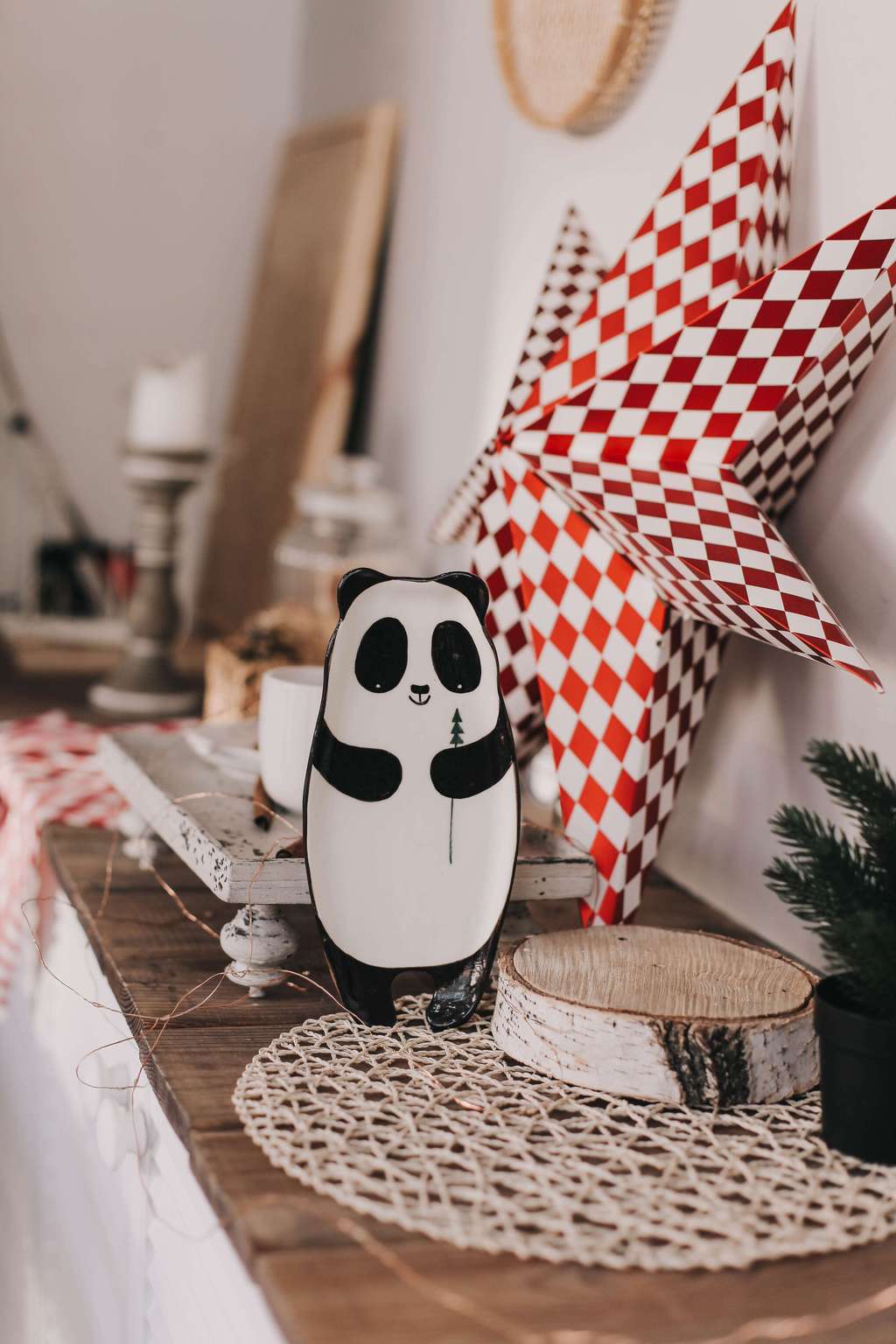 Тарелка Дружелюбная панда