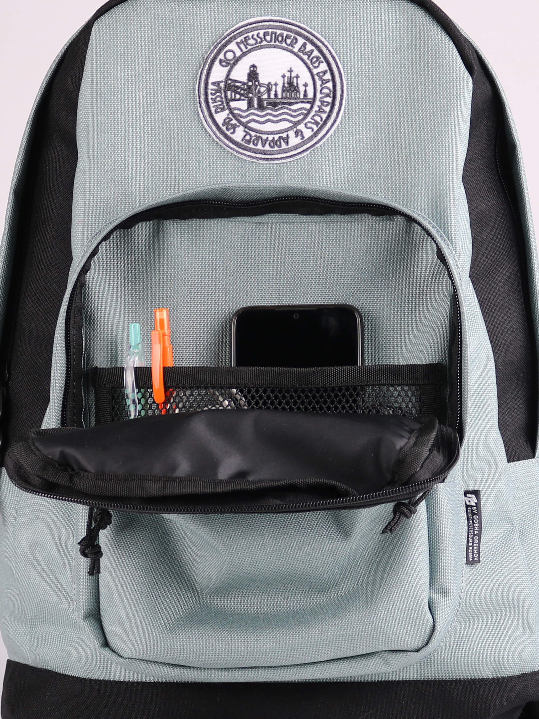 Рюкзак Daypack SQRD серый талый снег, черный