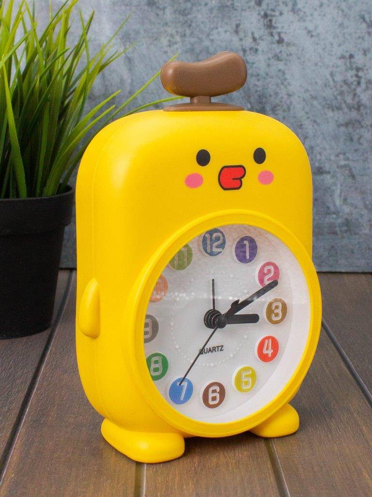 Часы-будильник Rainbow duck (yellow)