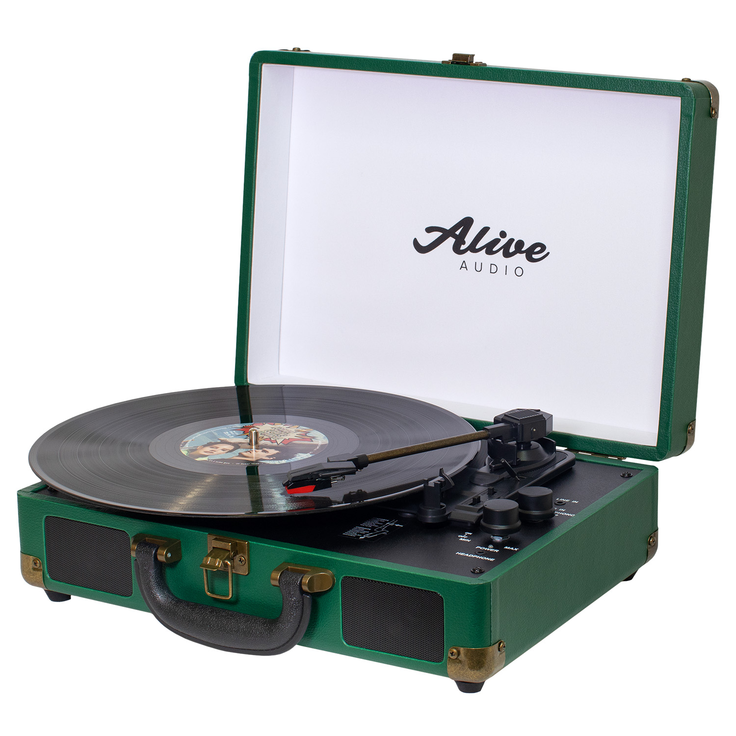 Виниловый проигрыватель Alive Audio Glam Pine c Bluetooth