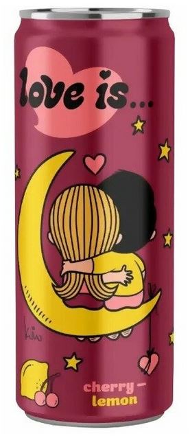Газированный напиток Love Is Вишня-Лимон 330 мл.