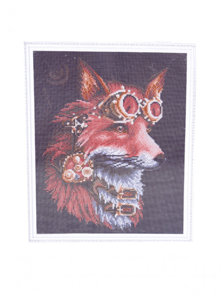 Алмазная мозаика Лиса Стимпанк 40х50 см