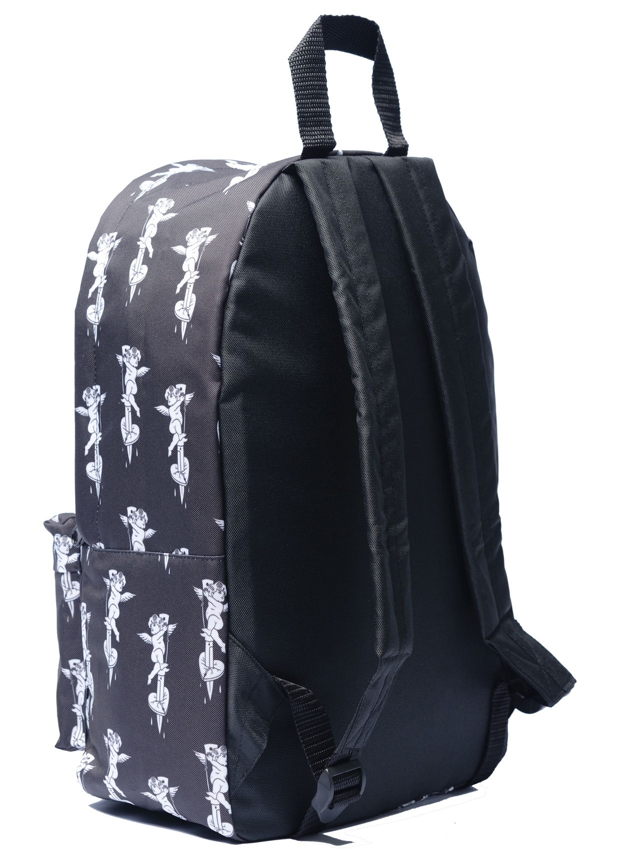 Рюкзак Oldy принт (черный, Ангелы)