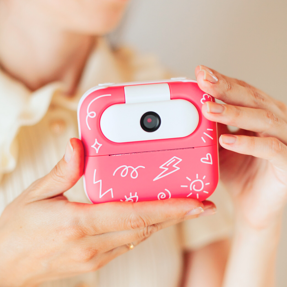 Фотоаппарат моментальной печати с Bluetooth LUMICAM DK05 Printy pink