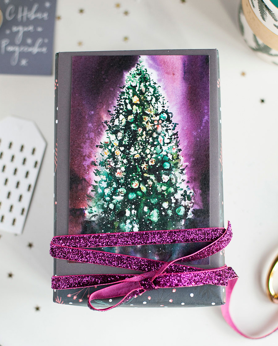 Открытка Елка