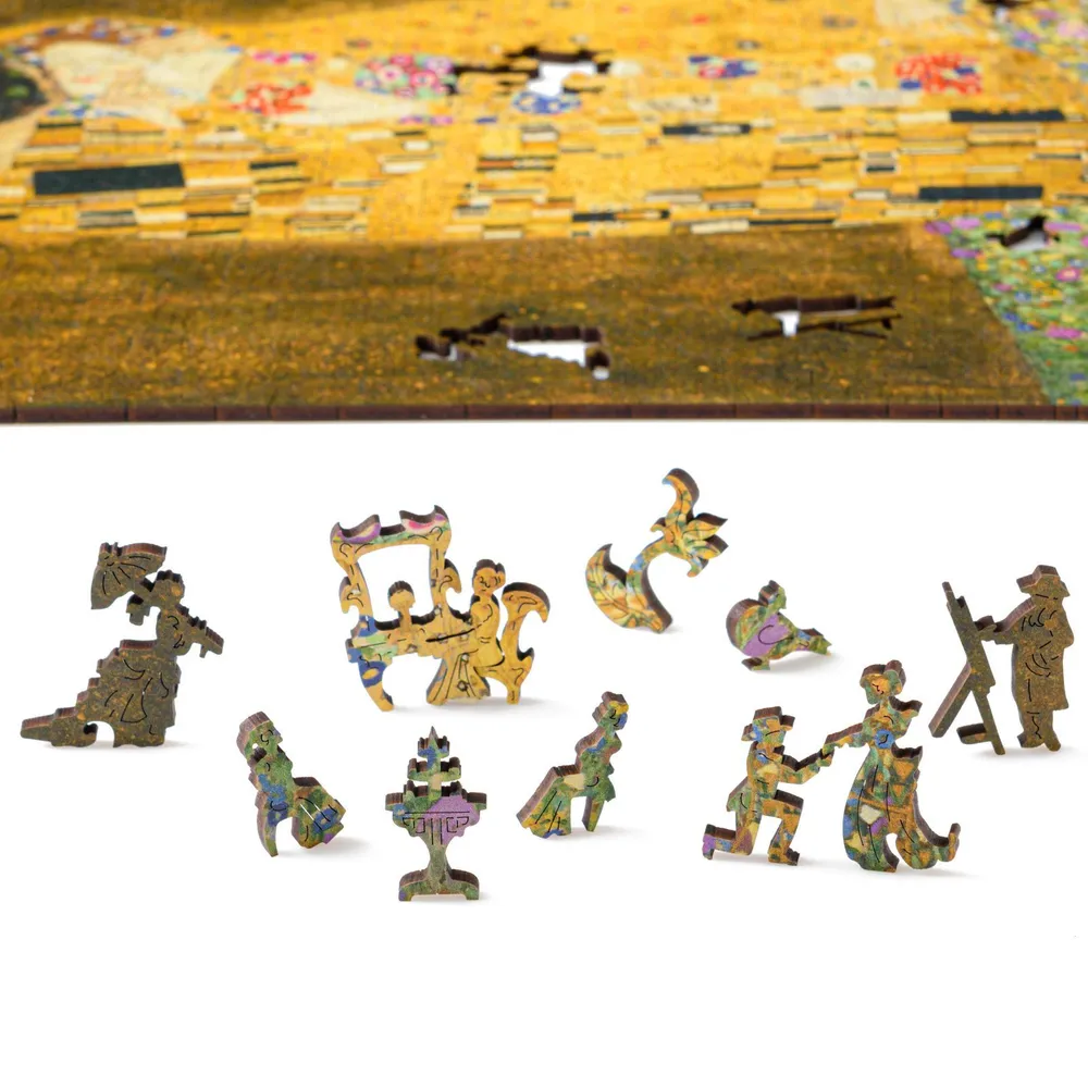 Деревянный пазл Климт Поцелуй