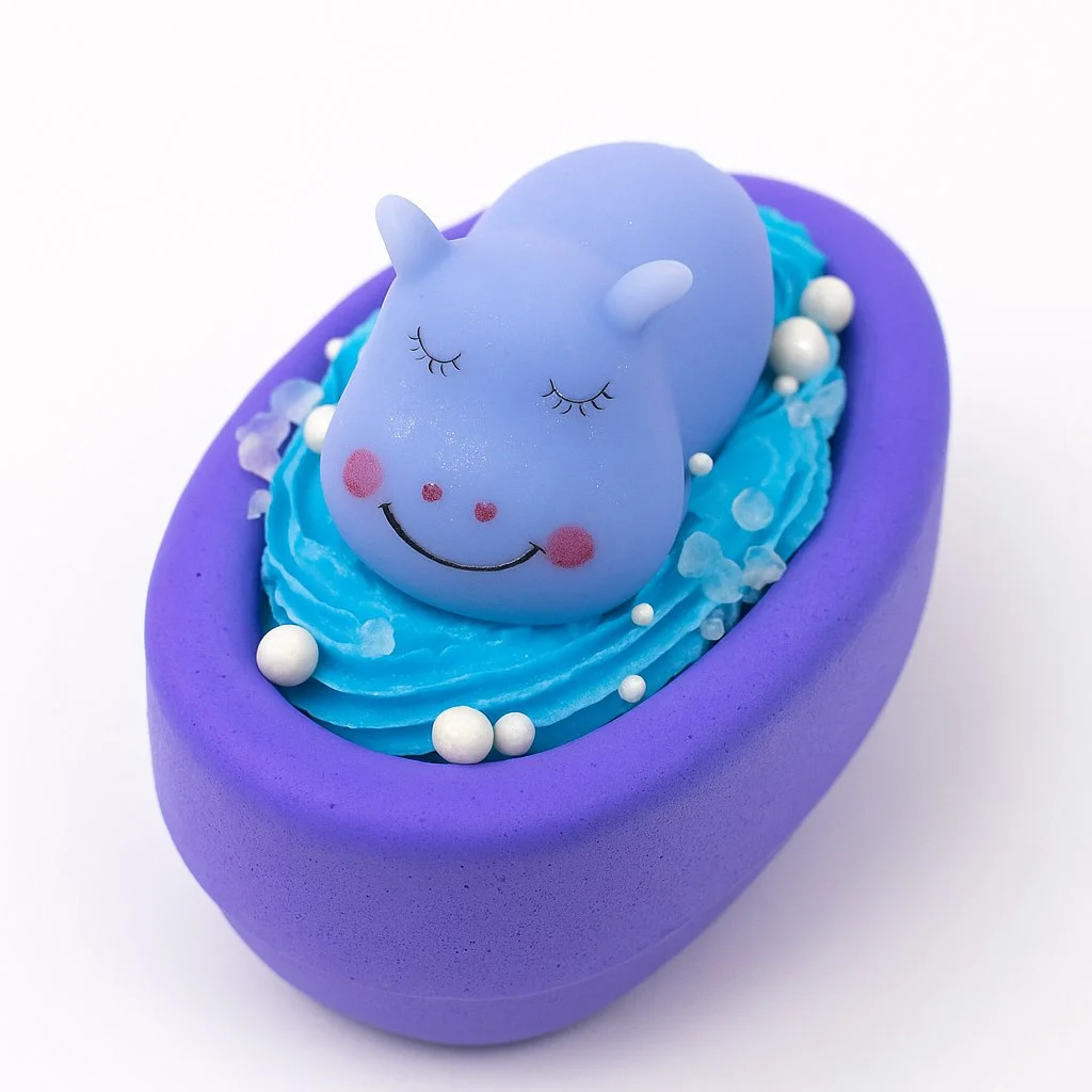 Бомба для ванны Бегемотик на чиле