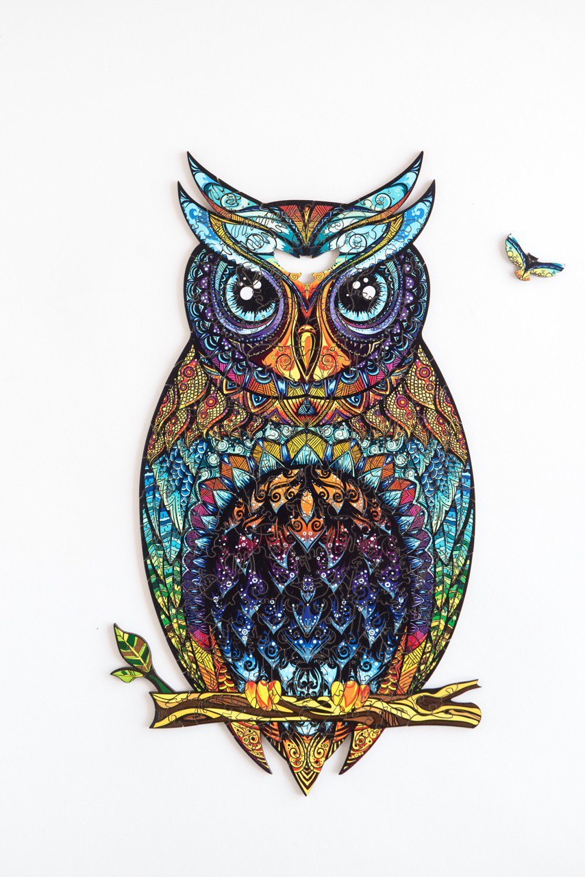 Деревянный пазл Чарующая сова M