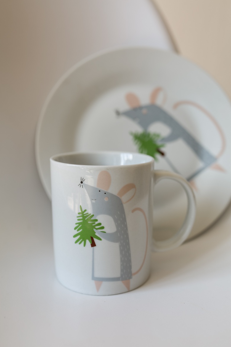 Кружка Christmas rat 300 мл