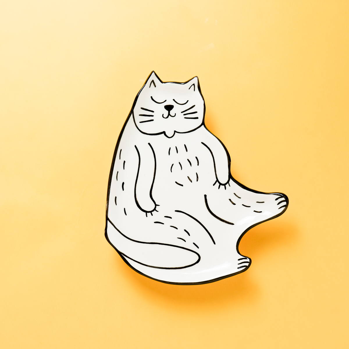 Тарелка Кот-гедонист