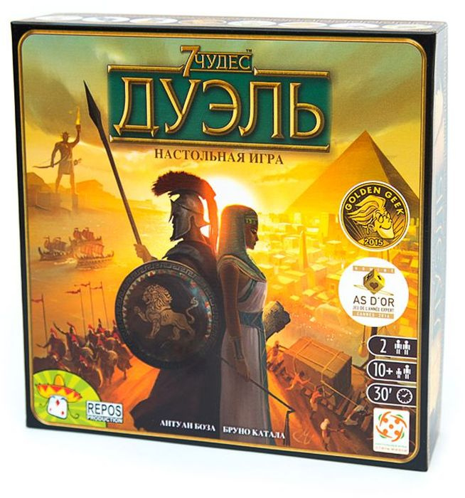 Настольная игра 7 чудес. Дуэль