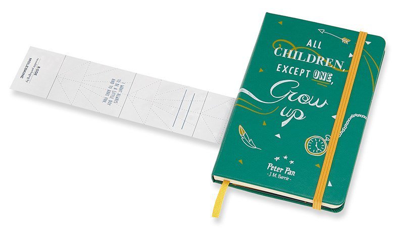 Записная книжка Peter Pan Indians (нелинованный), Pocket,зеленый