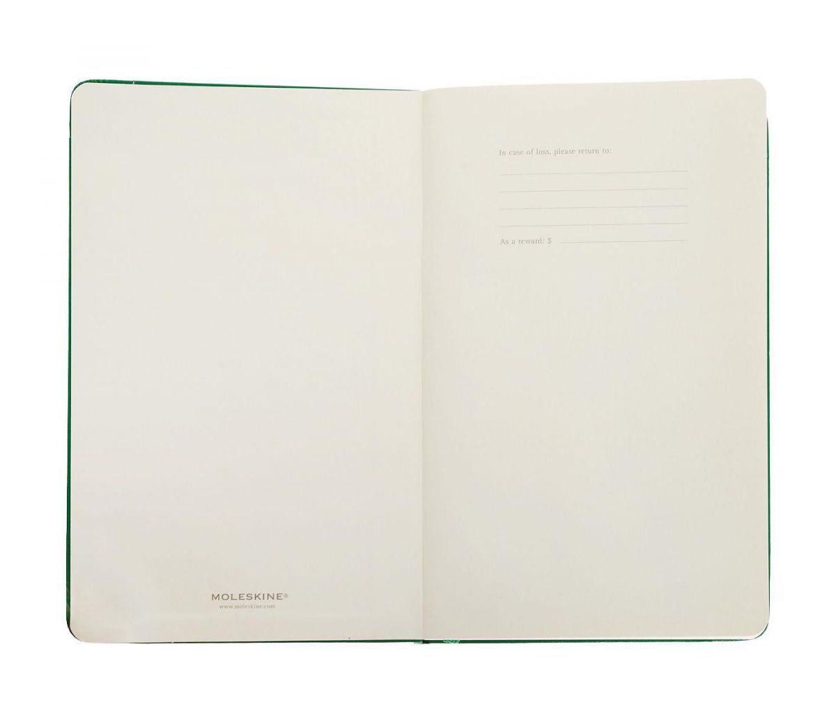 Записная книжка Classic (нелинованная) Large зеленый