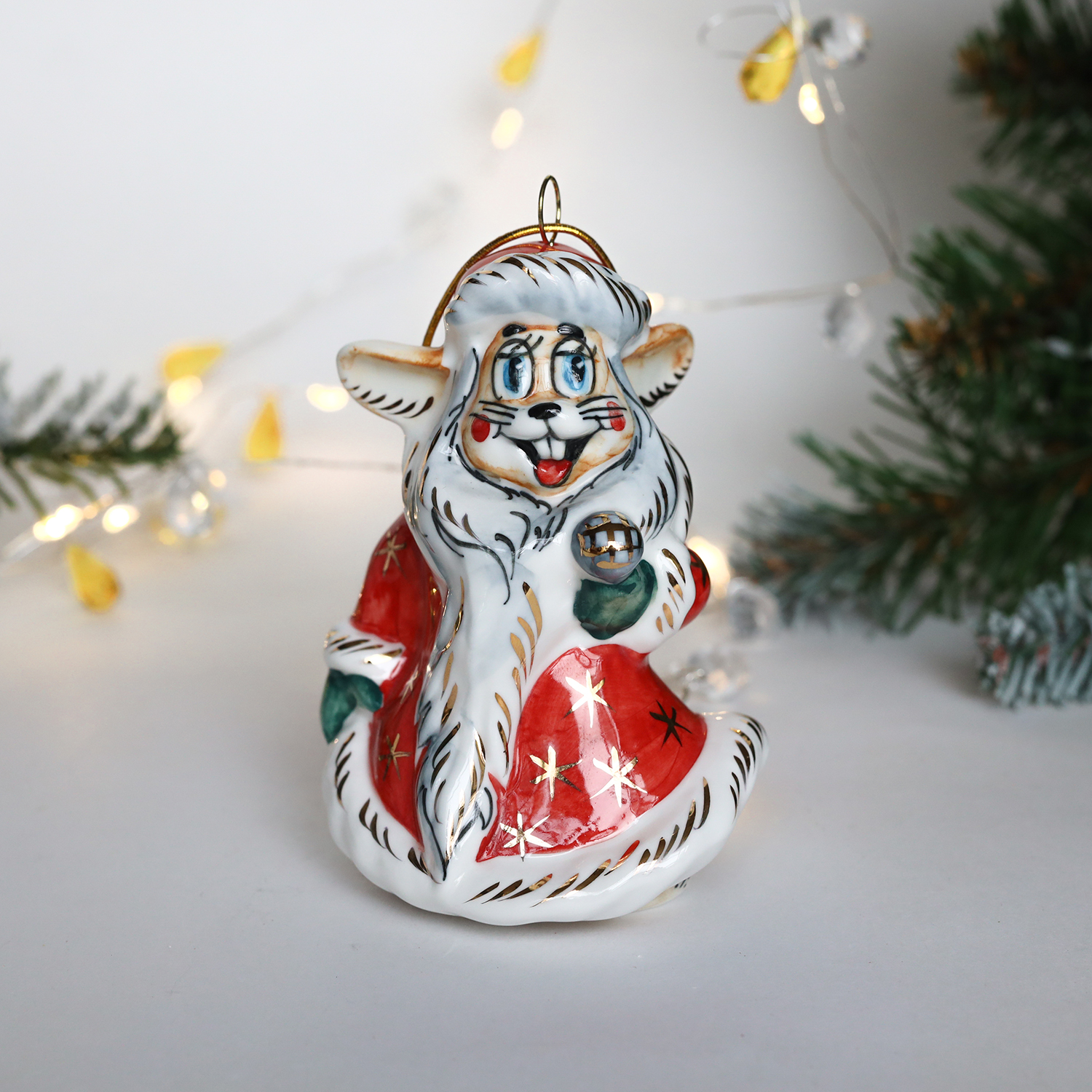 Елочная игрушка Ну, погоди волк 2