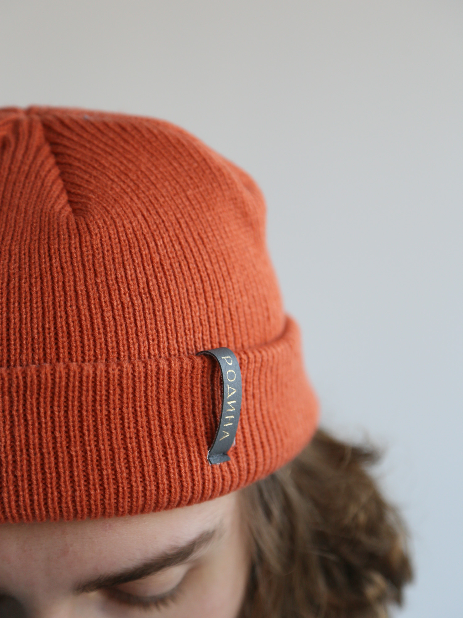 Шапка Родина Fat Beanie (Оранжевый)