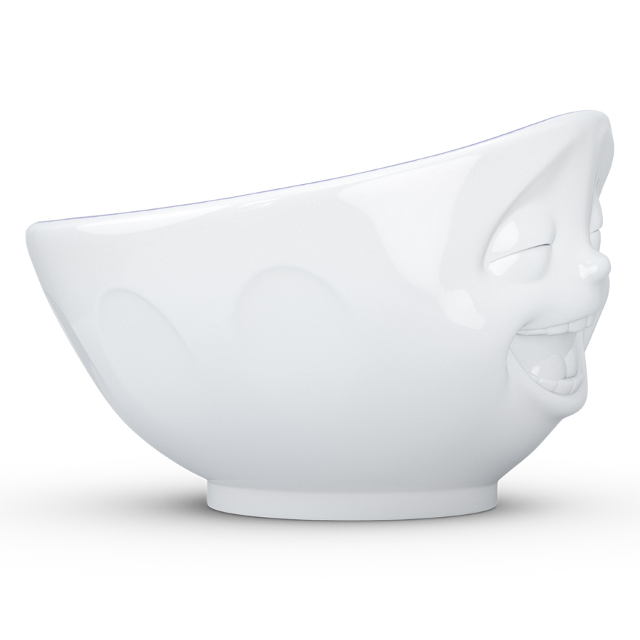 Чаша Tassen Laughing (белая-лавандовая) 500 мл