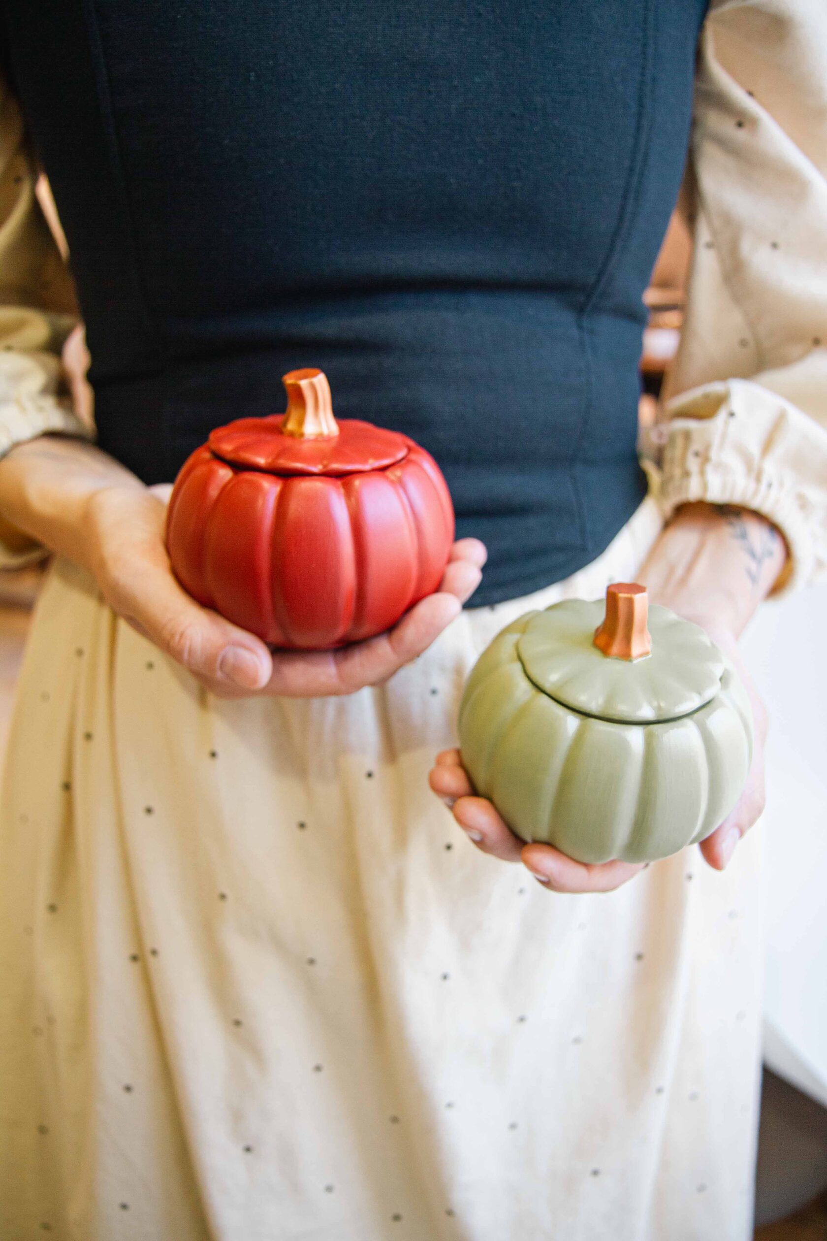 Свеча Тыква круглая