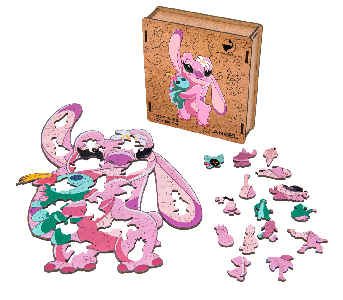 Деревянный пазл Энджел