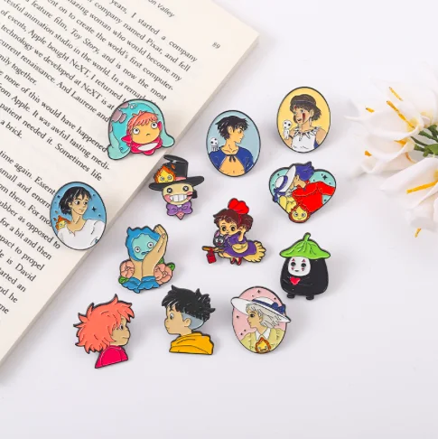 Пин металлический Pinchi Персонажи Миядзаки. Поньо
