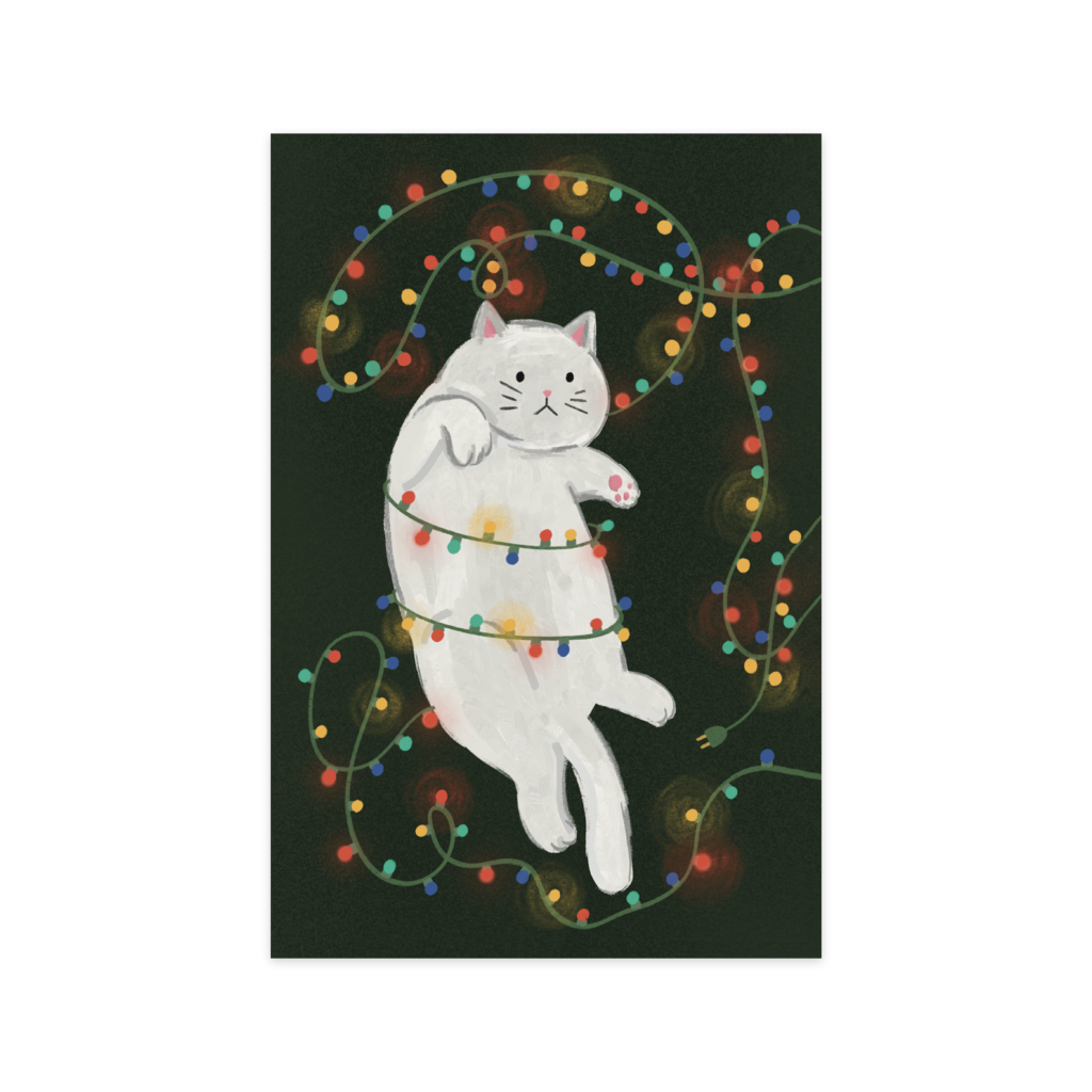 Открытка Котик