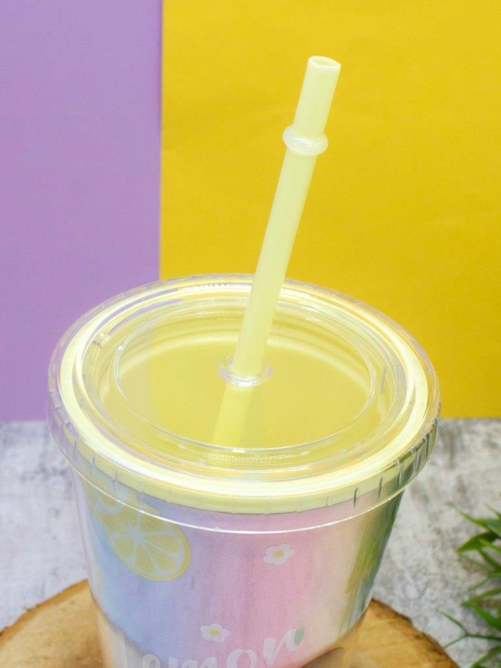 Тамблер Girl lemon (yellow)