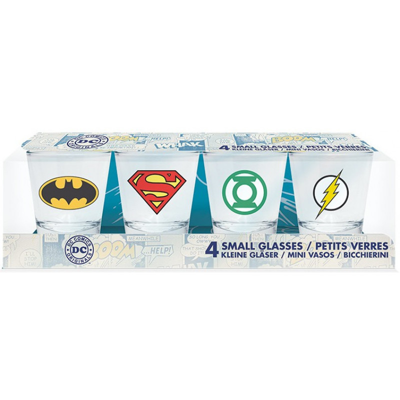 Рюмка DC Comics Emblem набор 4шт.