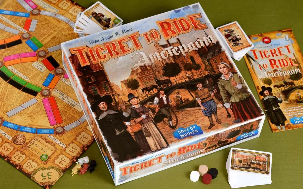 Настольная игра Билет на поезд Амстердам