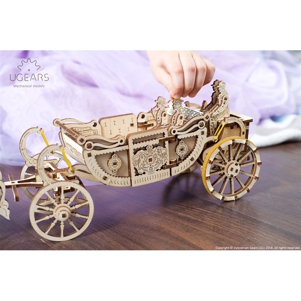 3D-пазл UGears Королевская карета
