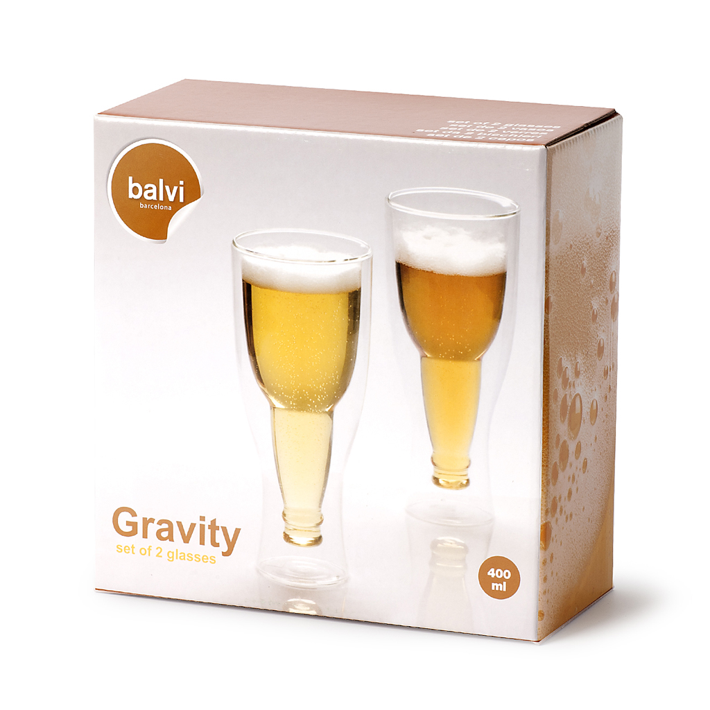Набор пивных бокалов Gravity 400мл 2шт.