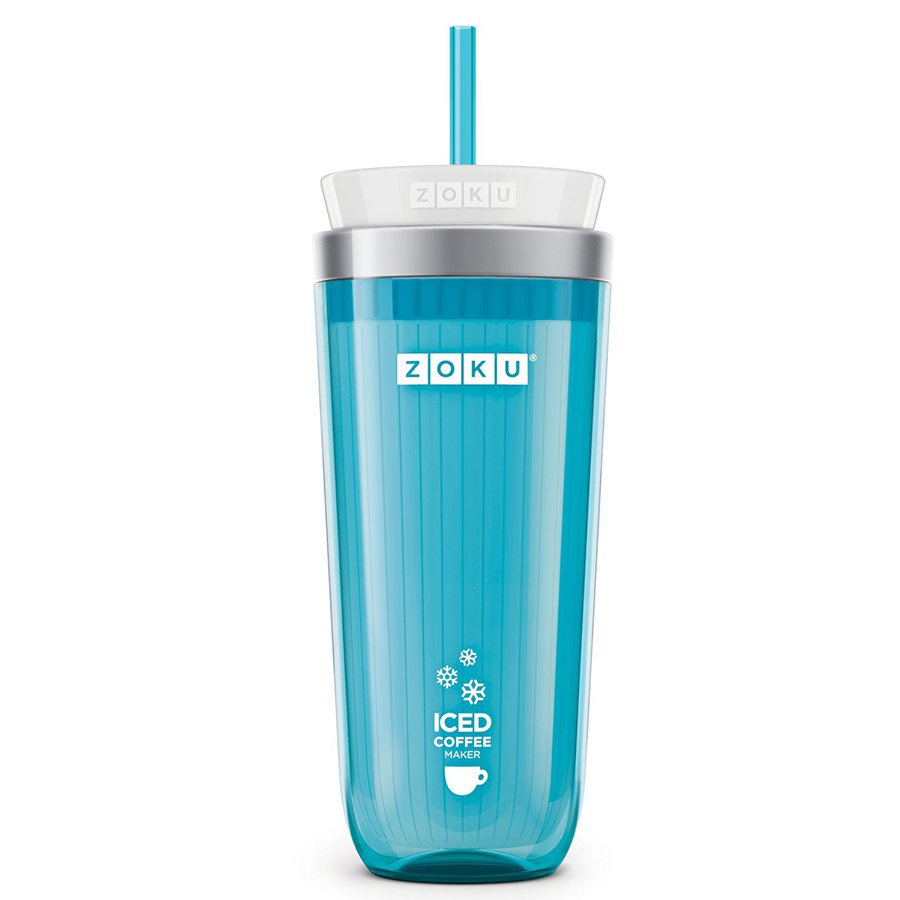 Стакан для охлаждения напитков голубой