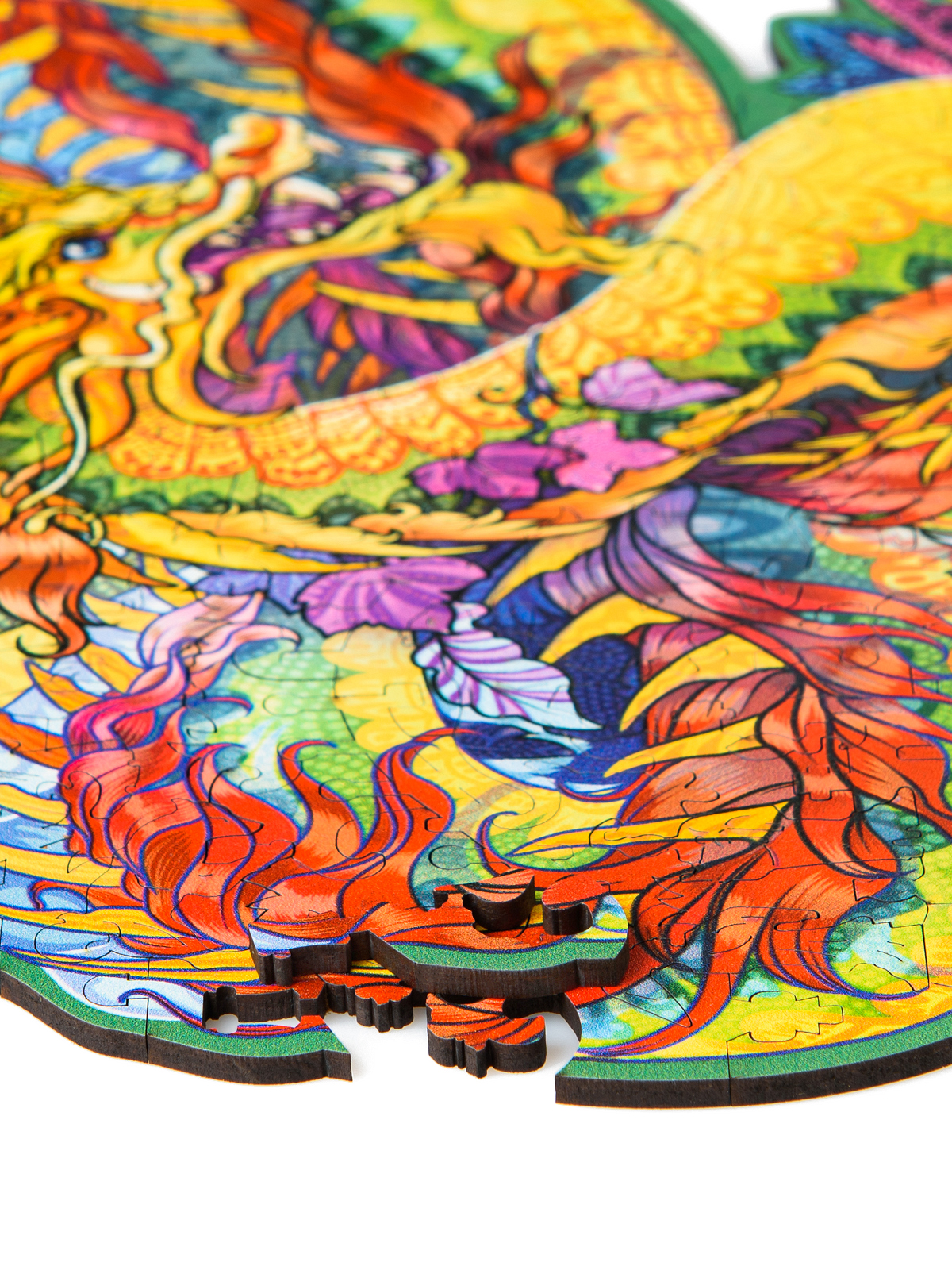 Деревянный пазл Китайский Дракон L